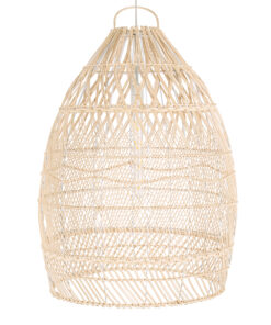 GLOBOSTAR® MALIBU 01810 Boho Κρεμαστό Φωτιστικό Οροφής με Ντουί 1 x E27 AC 220-240V IP20 - Μπεζ - Μ57 x Π57 x Υ75cm 16 01810 5