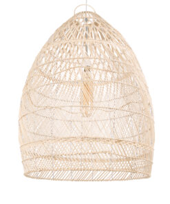 GLOBOSTAR® MALIBU 01811 Boho Κρεμαστό Φωτιστικό Οροφής με Ντουί 1 x E27 AC 220-240V IP20 - Μπεζ - Μ76 x Π76 x Υ100cm 14 01811 2