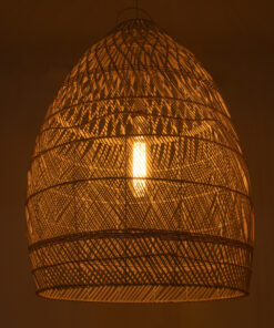 Alternative view of GLOBOSTAR® MALIBU 01811 Boho Κρεμαστό Φωτιστικό Οροφής με Ντουί 1 x E27 AC 220-240V IP20 - Μπεζ - Μ76 x Π76 x Υ100cm