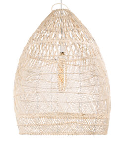 GLOBOSTAR® MALIBU 01811 Boho Κρεμαστό Φωτιστικό Οροφής με Ντουί 1 x E27 AC 220-240V IP20 - Μπεζ - Μ76 x Π76 x Υ100cm 16 01811 4