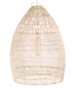 GLOBOSTAR® MALIBU 01811 Boho Κρεμαστό Φωτιστικό Οροφής με Ντουί 1 x E27 AC 220-240V IP20 - Μπεζ - Μ76 x Π76 x Υ100cm 17 01811 5