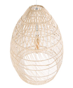 GLOBOSTAR® MALIBU 01811 Boho Κρεμαστό Φωτιστικό Οροφής με Ντουί 1 x E27 AC 220-240V IP20 - Μπεζ - Μ76 x Π76 x Υ100cm 18 01811 6