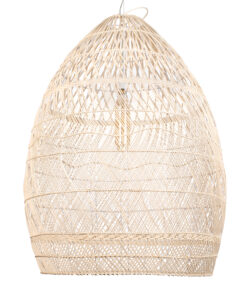 GLOBOSTAR® MALIBU 01812 Boho Κρεμαστό Φωτιστικό Οροφής με Ντουί 1 x E27 AC 220-240V IP20 - Μπεζ - Μ95 x Π95 x Υ125cm 14 01812 4