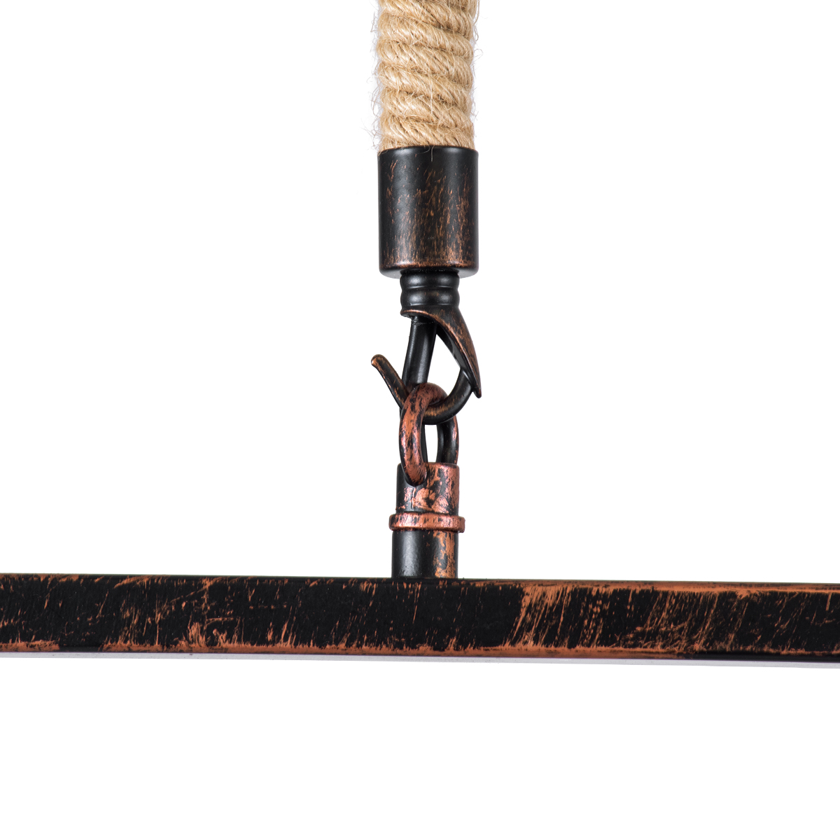 GLOBOSTAR® FRAISE 01814 Vintage Κρεμαστό Φωτιστικό Οροφής με Ντουί 1 x E27 AC 220-240V IP20 - Χάλκινο & Μπεζ - Μ32 x Π4 x Υ32cm 9 GLOBOSTAR® FRAISE 01814 Vintage Κρεμαστό Φωτιστικό Οροφής με Ντουί 1 x E27 AC 220-240V IP20 - Χάλκινο & Μπεζ - Μ32 x Π4 x Υ32cm - Image 7