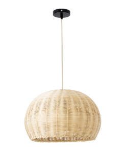 GLOBOSTAR® RAITO 01824 Boho Κρεμαστό Φωτιστικό Οροφής με Ντουί 1 x E27 AC 220-240V IP20 - Μπεζ - Μ40 x Π40 x Υ25cm 13 01824 4