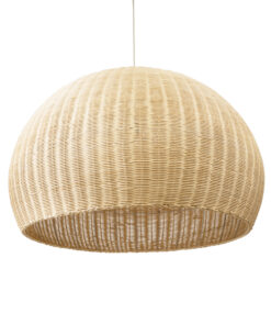 GLOBOSTAR® RAITO 01826 Boho Κρεμαστό Φωτιστικό Οροφής με Ντουί 1 x E27 AC 220-240V IP20 - Μπεζ - Μ100 x Π100 x Υ63cm 15 01826 6