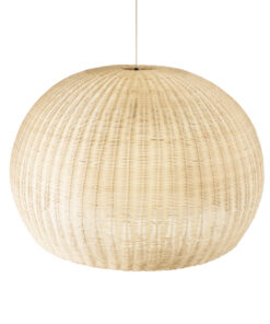 GLOBOSTAR® RAITO 01826 Boho Κρεμαστό Φωτιστικό Οροφής με Ντουί 1 x E27 AC 220-240V IP20 - Μπεζ - Μ100 x Π100 x Υ63cm 16 01826 7