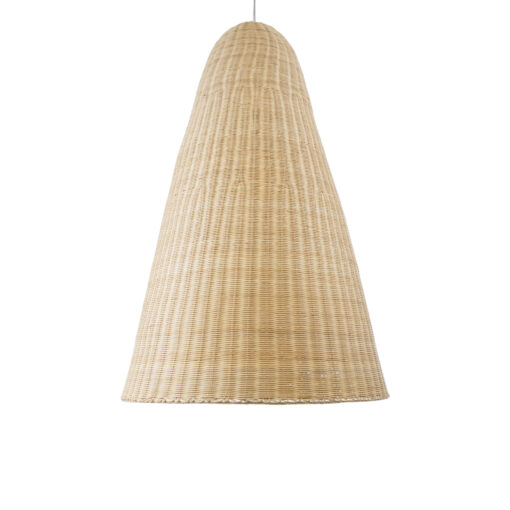 GloboStar® GLOBOSTAR® MAHANA 01827 Boho Κρεμαστό Φωτιστικό Οροφής με Ντουί 1 x E27 AC 220-240V IP20 - Μπεζ - Μ80 x Π80 x Υ130cm