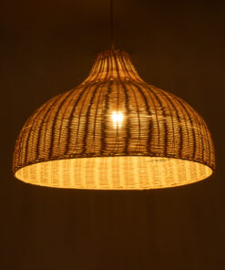 Alternative view of GLOBOSTAR® AFURU 01828 Boho Κρεμαστό Φωτιστικό Οροφής με Ντουί 1 x E27 AC 220-240V IP20 - Μπεζ - Μ60 x Π60 x Υ40cm