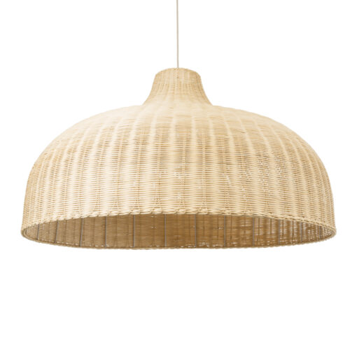 GloboStar® GLOBOSTAR® AFURU 01829 Boho Κρεμαστό Φωτιστικό Οροφής με Ντουί 1 x E27 AC 220-240V IP20 - Μπεζ - Μ100 x Π100 x Υ60cm