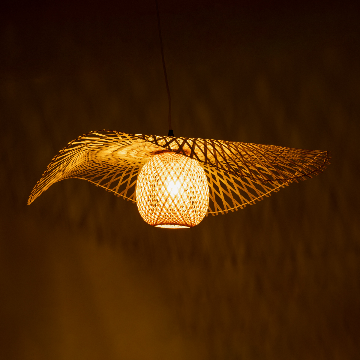 GLOBOSTAR® CINNABAR 01837 Boho Κρεμαστό Φωτιστικό Οροφής με Ντουί 1 x E27 AC 220-240V IP20 - Μπεζ - Μ75 x Π75 x Υ21cm 4 GLOBOSTAR® CINNABAR 01837 Boho Κρεμαστό Φωτιστικό Οροφής με Ντουί 1 x E27 AC 220-240V IP20 - Μπεζ - Μ75 x Π75 x Υ21cm - Image 2