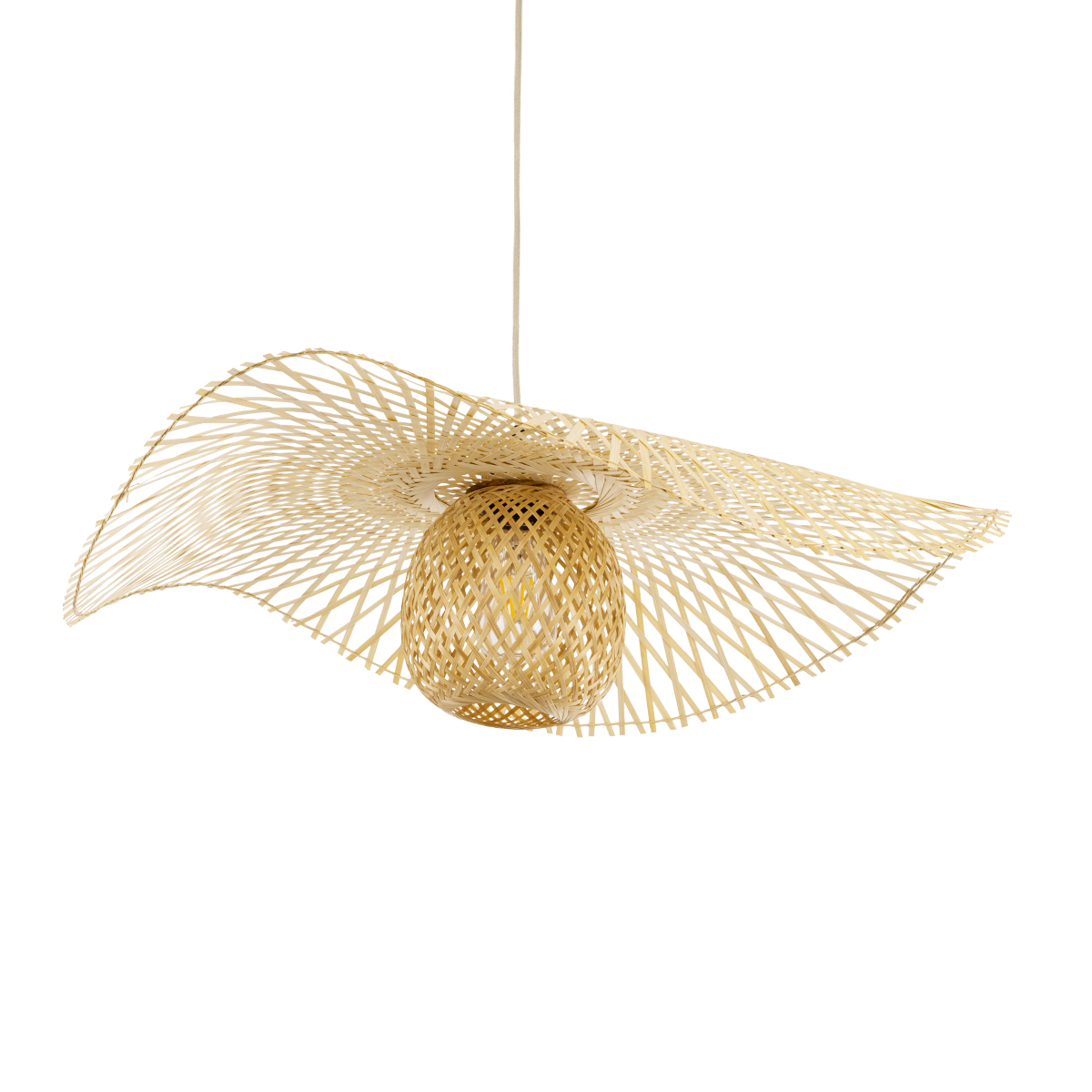 GLOBOSTAR® CINNABAR 01837 Boho Κρεμαστό Φωτιστικό Οροφής με Ντουί 1 x E27 AC 220-240V IP20 - Μπεζ - Μ75 x Π75 x Υ21cm 7 GLOBOSTAR® CINNABAR 01837 Boho Κρεμαστό Φωτιστικό Οροφής με Ντουί 1 x E27 AC 220-240V IP20 - Μπεζ - Μ75 x Π75 x Υ21cm - Image 5