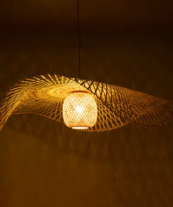 GLOBOSTAR® CINNABAR 01838 Boho Κρεμαστό Φωτιστικό Οροφής με Ντουί 1 x E27 AC 220-240V IP20 - Μπεζ - Μ100 x Π100 x Υ21cm 13 01838 3