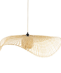 GLOBOSTAR® CINNABAR 01838 Boho Κρεμαστό Φωτιστικό Οροφής με Ντουί 1 x E27 AC 220-240V IP20 - Μπεζ - Μ100 x Π100 x Υ21cm 17 01838 7