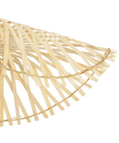 GLOBOSTAR® MELEMELE 01839 Boho Κρεμαστό Φωτιστικό Οροφής με Ντουί 1 x E27 AC 220-240V IP20 - Μπεζ - Μ35 x Π35 x Υ4cm 18 01839 8