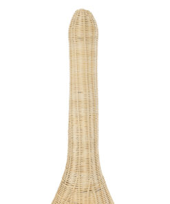 GloboStar® PARADIS 01844 Boho Επιδαπέδιο Φωτιστικό Μονόφωτο 1 x E27 IP20 Μπεζ Ξύλο - Μ35 x Π35 x Υ120cm 11 01844 5