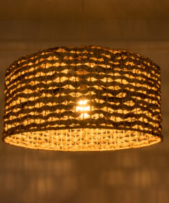 Alternative view of GLOBOSTAR® MANGATA 01849 Boho Κρεμαστό Φωτιστικό Οροφής με Ντουί 1 x E27 AC 220-240V IP20 - Μπεζ Καφέ - Μ60 x Π60 x Υ28cm