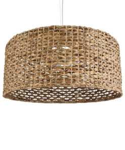 GloboStar® GLOBOSTAR® MANGATA 01850 Boho Κρεμαστό Φωτιστικό Οροφής με Ντουί 1 x E27 AC 220-240V IP20 - Καφέ - Μ90 x Π90 x Υ40cm