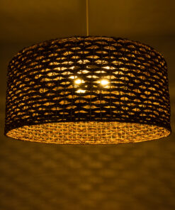 Alternative view of GLOBOSTAR® MANGATA 01850 Boho Κρεμαστό Φωτιστικό Οροφής με Ντουί 1 x E27 AC 220-240V IP20 - Καφέ - Μ90 x Π90 x Υ40cm