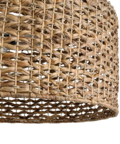 GLOBOSTAR® MANGATA 01850 Boho Κρεμαστό Φωτιστικό Οροφής με Ντουί 1 x E27 AC 220-240V IP20 - Καφέ - Μ90 x Π90 x Υ40cm 18 01850 8