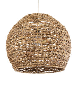 GloboStar® GLOBOSTAR® MANGATA 01851 Boho Κρεμαστό Φωτιστικό Οροφής με Ντουί 1 x E27 AC 220-240V IP20 - Μπεζ Καφέ - Μ60 x Π60 x Υ50cm