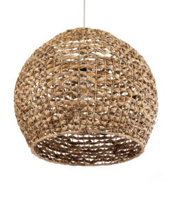 GLOBOSTAR® MANGATA 01851 Boho Κρεμαστό Φωτιστικό Οροφής με Ντουί 1 x E27 AC 220-240V IP20 - Μπεζ Καφέ - Μ60 x Π60 x Υ50cm 16 01851 6