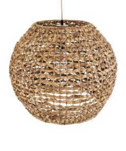 GLOBOSTAR® MANGATA 01851 Boho Κρεμαστό Φωτιστικό Οροφής με Ντουί 1 x E27 AC 220-240V IP20 - Μπεζ Καφέ - Μ60 x Π60 x Υ50cm 17 01851 7