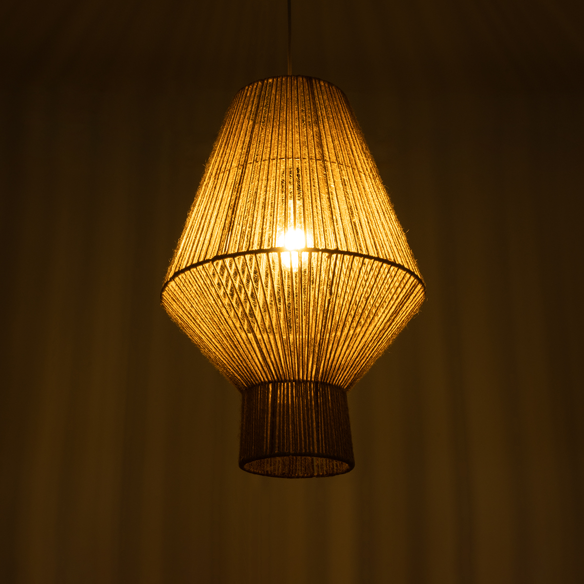 GLOBOSTAR® CAYMAN 01853 Boho Κρεμαστό Φωτιστικό Οροφής με Ντουί 1 x E27 AC 220-240V IP20 - Μπεζ - Μ40 x Π40 x Υ60cm 4 GLOBOSTAR® CAYMAN 01853 Boho Κρεμαστό Φωτιστικό Οροφής με Ντουί 1 x E27 AC 220-240V IP20 - Μπεζ - Μ40 x Π40 x Υ60cm - Image 2