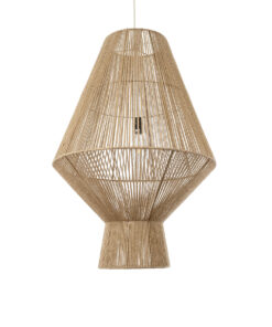 GLOBOSTAR® CAYMAN 01854 Boho Κρεμαστό Φωτιστικό Οροφής με Ντουί 1 x E27 AC 220-240V IP20 - Μπεζ - Μ60 x Π60 x Υ86cm 14 01854 5