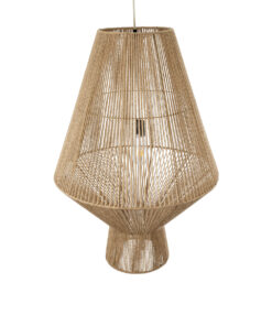 GLOBOSTAR® CAYMAN 01854 Boho Κρεμαστό Φωτιστικό Οροφής με Ντουί 1 x E27 AC 220-240V IP20 - Μπεζ - Μ60 x Π60 x Υ86cm 16 01854 7