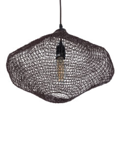 GLOBOSTAR® KENTUCKY 01863 Vintage Κρεμαστό Φωτιστικό Οροφής με Ντουί 1 x E27 AC 220-240V IP20 - Καφέ - Μ40 x Π40 x Υ30cm 16 01863 6