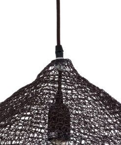 GLOBOSTAR® KENTUCKY 01863 Vintage Κρεμαστό Φωτιστικό Οροφής με Ντουί 1 x E27 AC 220-240V IP20 - Καφέ - Μ40 x Π40 x Υ30cm 18 01863 8