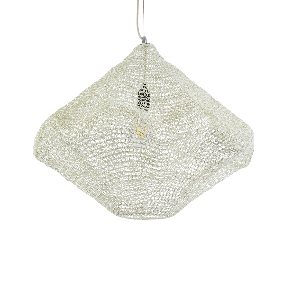 GLOBOSTAR® KENTUCKY 01865 Vintage Κρεμαστό Φωτιστικό Οροφής με Ντουί 1 x E27 AC 220-240V IP20 - Μπεζ - Μ60 x Π60 x Υ50cm 3 GloboStar® GLOBOSTAR® KENTUCKY 01865 Vintage Κρεμαστό Φωτιστικό Οροφής με Ντουί 1 x E27 AC 220-240V IP20 - Μπεζ - Μ60 x Π60 x Υ50cm