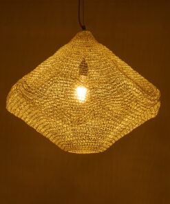 GLOBOSTAR® KENTUCKY 01865 Vintage Κρεμαστό Φωτιστικό Οροφής με Ντουί 1 x E27 AC 220-240V IP20 - Μπεζ - Μ60 x Π60 x Υ50cm 13 01865 3