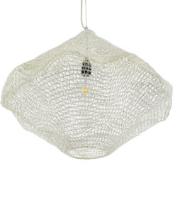 GLOBOSTAR® KENTUCKY 01865 Vintage Κρεμαστό Φωτιστικό Οροφής με Ντουί 1 x E27 AC 220-240V IP20 - Μπεζ - Μ60 x Π60 x Υ50cm 16 01865 6