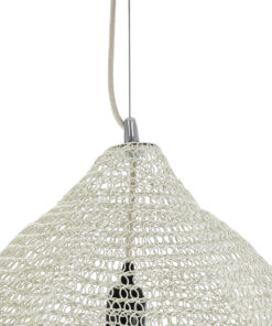 GLOBOSTAR® KENTUCKY 01865 Vintage Κρεμαστό Φωτιστικό Οροφής με Ντουί 1 x E27 AC 220-240V IP20 - Μπεζ - Μ60 x Π60 x Υ50cm 18 01865 8