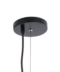 GLOBOSTAR® KENTUCKY 01867 Vintage Κρεμαστό Φωτιστικό Οροφής με Ντουί 1 x E27 AC 220-240V IP20 - Καφέ - Μ60 x Π60 x Υ50cm 20 01867 010