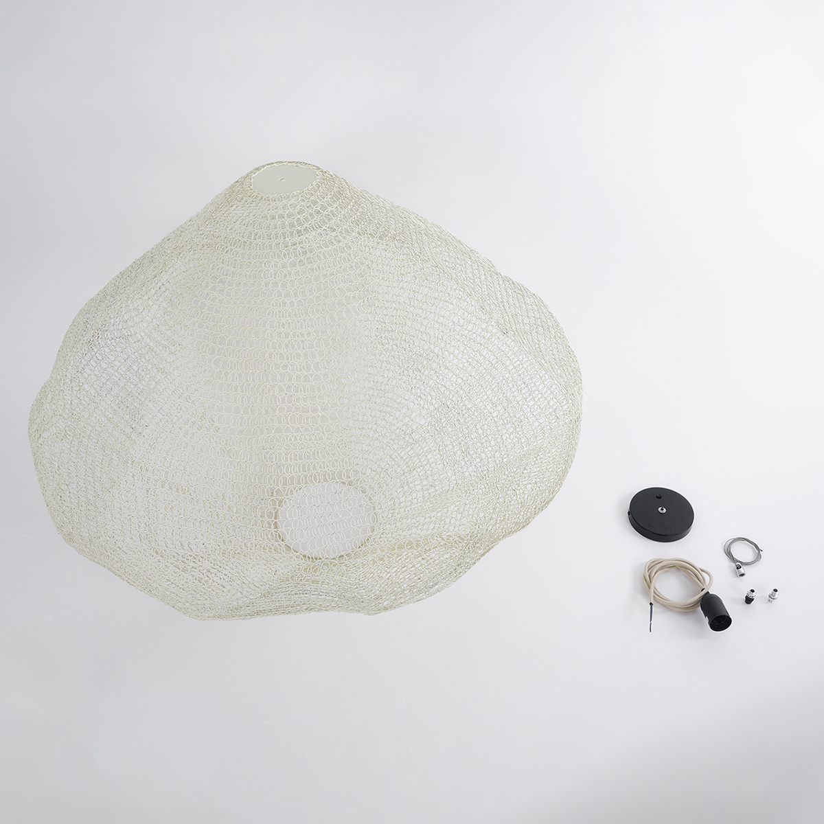 GLOBOSTAR® KENTUCKY 01868 Vintage Κρεμαστό Φωτιστικό Οροφής με Ντουί 1 x E27 AC 220-240V IP20 - Μπεζ - Μ90 x Π90 x Υ70cm 12 GLOBOSTAR® KENTUCKY 01868 Vintage Κρεμαστό Φωτιστικό Οροφής με Ντουί 1 x E27 AC 220-240V IP20 - Μπεζ - Μ90 x Π90 x Υ70cm - Image 10