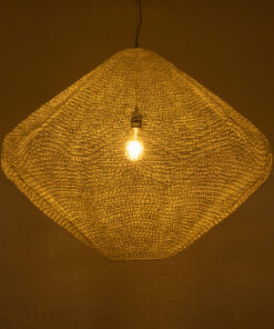 Alternative view of GLOBOSTAR® KENTUCKY 01868 Vintage Κρεμαστό Φωτιστικό Οροφής με Ντουί 1 x E27 AC 220-240V IP20 - Μπεζ - Μ90 x Π90 x Υ70cm