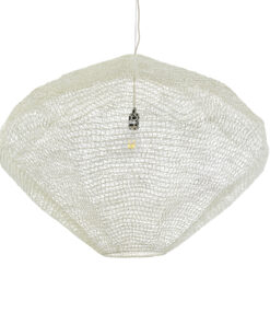 GLOBOSTAR® KENTUCKY 01868 Vintage Κρεμαστό Φωτιστικό Οροφής με Ντουί 1 x E27 AC 220-240V IP20 - Μπεζ - Μ90 x Π90 x Υ70cm 16 01868 6