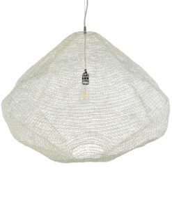 GLOBOSTAR® KENTUCKY 01868 Vintage Κρεμαστό Φωτιστικό Οροφής με Ντουί 1 x E27 AC 220-240V IP20 - Μπεζ - Μ90 x Π90 x Υ70cm 17 01868 7