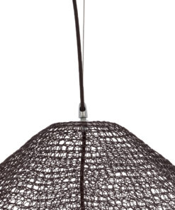 GLOBOSTAR® KENTUCKY 01869 Vintage Κρεμαστό Φωτιστικό Οροφής με Ντουί 1 x E27 AC 220-240V IP20 - Καφέ - Μ90 x Π90 x Υ70cm 18 01869 8