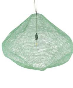 GLOBOSTAR® KENTUCKY 01870 Vintage Κρεμαστό Φωτιστικό Οροφής με Ντουί 1 x E27 AC 220-240V IP20 - Τιρκουάζ - Μ90 x Π90 x Υ70cm 17 01870 7