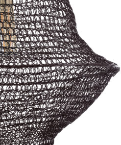 GLOBOSTAR® KENTUCKY 01872 Vintage Κρεμαστό Φωτιστικό Οροφής με Ντουί 1 x E27 AC 220-240V IP20 - Καφέ - Μ35 x Π35 x Υ60cm 20 01872 9