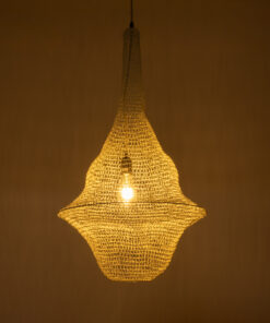 Alternative view of GLOBOSTAR® KENTUCKY 01874 Vintage Κρεμαστό Φωτιστικό Οροφής με Ντουί 1 x E27 AC 220-240V IP20 - Μπεζ - Μ50 x Π50 x Υ90cm