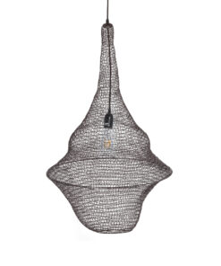 GloboStar® GLOBOSTAR® KENTUCKY 01875 Vintage Κρεμαστό Φωτιστικό Οροφής με Ντουί 1 x E27 AC 220-240V IP20 - Καφέ - Μ50 x Π50 x Υ90cm