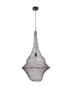 GLOBOSTAR® KENTUCKY 01875 Vintage Κρεμαστό Φωτιστικό Οροφής με Ντουί 1 x E27 AC 220-240V IP20 - Καφέ - Μ50 x Π50 x Υ90cm 14 01875 4