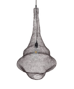 GLOBOSTAR® KENTUCKY 01875 Vintage Κρεμαστό Φωτιστικό Οροφής με Ντουί 1 x E27 AC 220-240V IP20 - Καφέ - Μ50 x Π50 x Υ90cm 17 01875 7