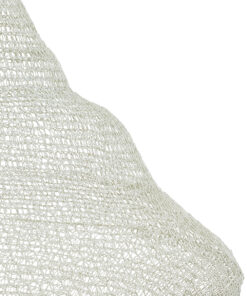 GLOBOSTAR® KENTUCKY 01877 Vintage Κρεμαστό Φωτιστικό Οροφής με Ντουί 1 x E27 AC 220-240V IP20 - Λευκό - Μ80 x Π80 x Υ140cm 19 01877 9