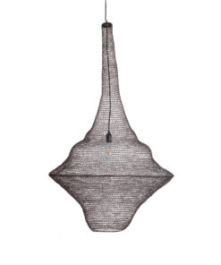 GloboStar® GLOBOSTAR® KENTUCKY 01878 Vintage Κρεμαστό Φωτιστικό Οροφής με Ντουί 1 x E27 AC 220-240V IP20 - Καφέ - Μ80 x Π80 x Υ140cm